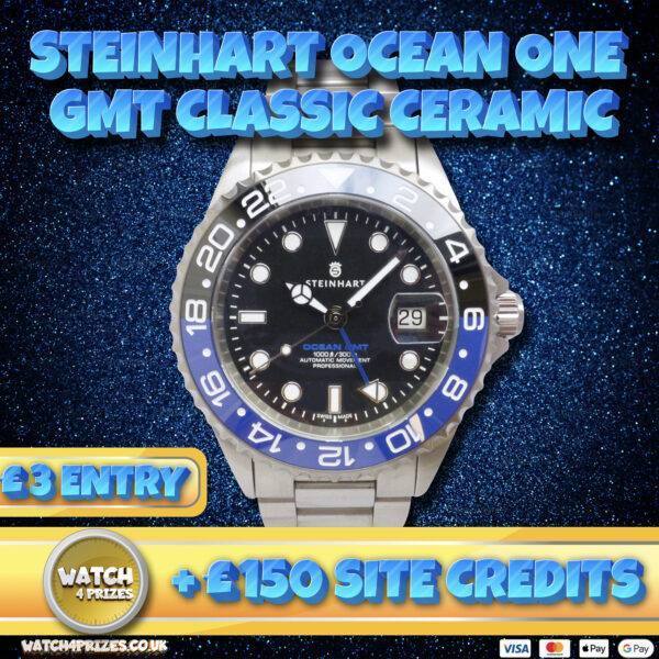 🧛🏼‍♂️🧛🏼‍♂️ STEINHART 'BATMAN'🧛🏼‍♂️🧛🏼‍♂️ - OCEAN ONE GMT CLASSIC CERAMIC DIVER 🤩+£150 INSTANT SITE CREDITS🤩 - Image 11