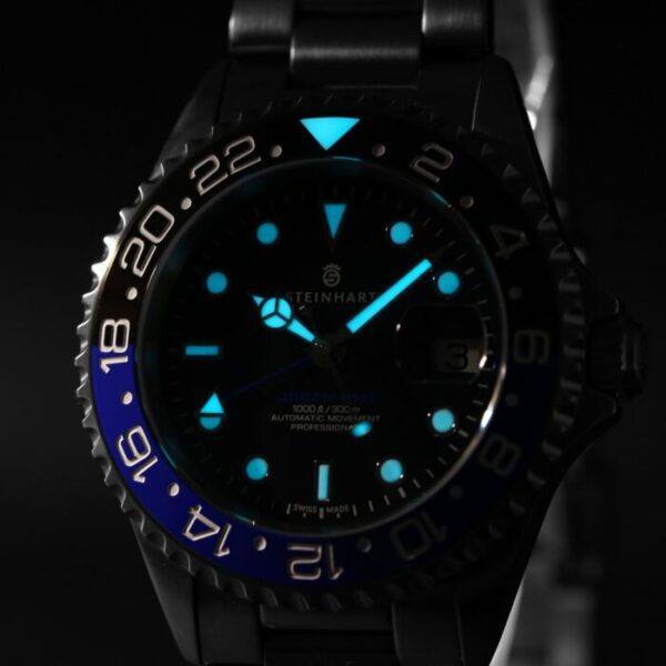 🧛🏼‍♂️🧛🏼‍♂️ STEINHART 'BATMAN'🧛🏼‍♂️🧛🏼‍♂️ - OCEAN ONE GMT CLASSIC CERAMIC DIVER 🤩+£150 INSTANT SITE CREDITS🤩 - Image 10