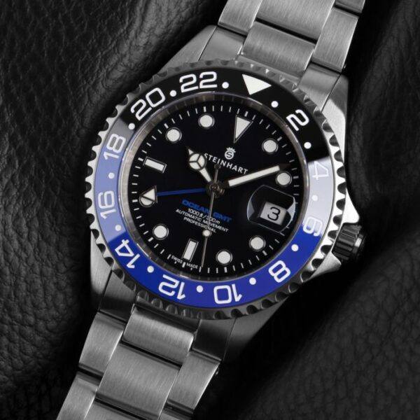 🧛🏼‍♂️🧛🏼‍♂️ STEINHART 'BATMAN'🧛🏼‍♂️🧛🏼‍♂️ - OCEAN ONE GMT CLASSIC CERAMIC DIVER 🤩+£150 INSTANT SITE CREDITS🤩 - Image 4