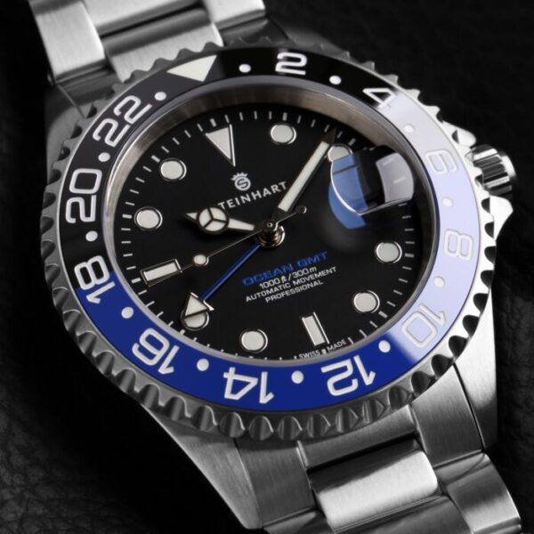 🧛🏼‍♂️🧛🏼‍♂️ STEINHART 'BATMAN'🧛🏼‍♂️🧛🏼‍♂️ - OCEAN ONE GMT CLASSIC CERAMIC DIVER 🤩+£150 INSTANT SITE CREDITS🤩 - Image 2