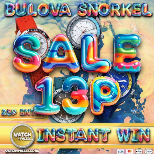 🤿🤿 BULOVA SNORKEL INSTANT WINS 🤿🤿 + £500 SITE CREDITS 💰 + £75 CASH FINAL DRAW 💷