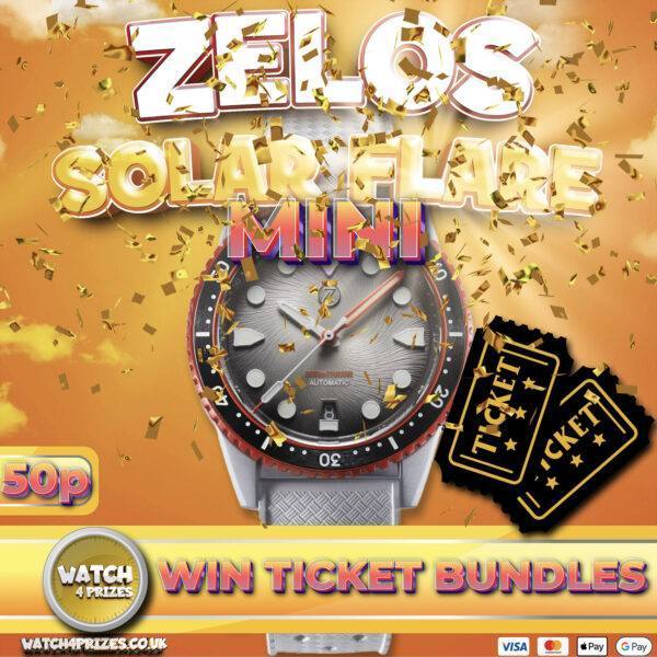 🔥 MINI GAME  - ZELOS 'SOLAR FLARE' 🔥 - £250 WORTH OF TICKETS TO BE WON IN BUNDLES - FOR 50P 👀 + final draw of OMEGA ticket!! ♎️