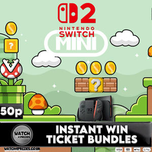 🚨 **MINI** ✅ NINTENDO SWITCH 2 MINI GAME ✅ - WIN TICKETS ON THE MAIN COMP FOR JUST 50P 👀