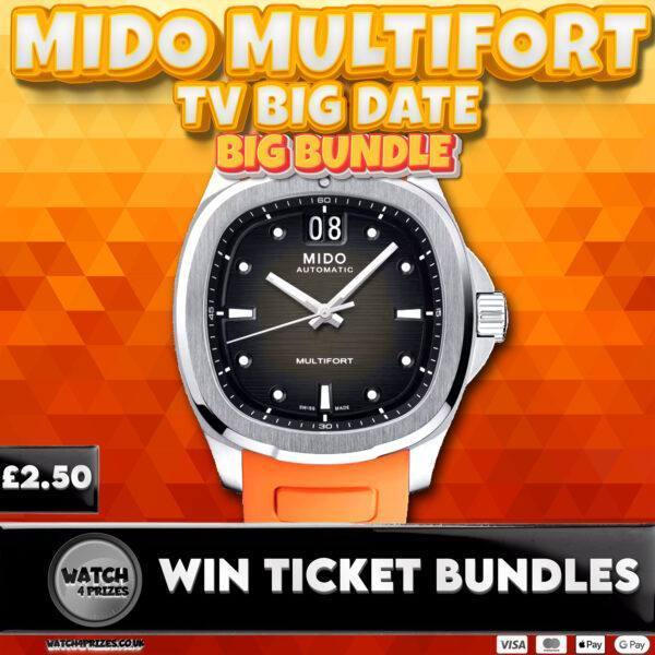 👀 BIG WIN TICKET BUNDLES - 🍊🍊 'MIDO MULTIFORT DATE' - 12 LOTS OF 5 TICKET BUNDLES UP FOR GRABS + EVERY ENTRY IN FINAL DRAW ❤️