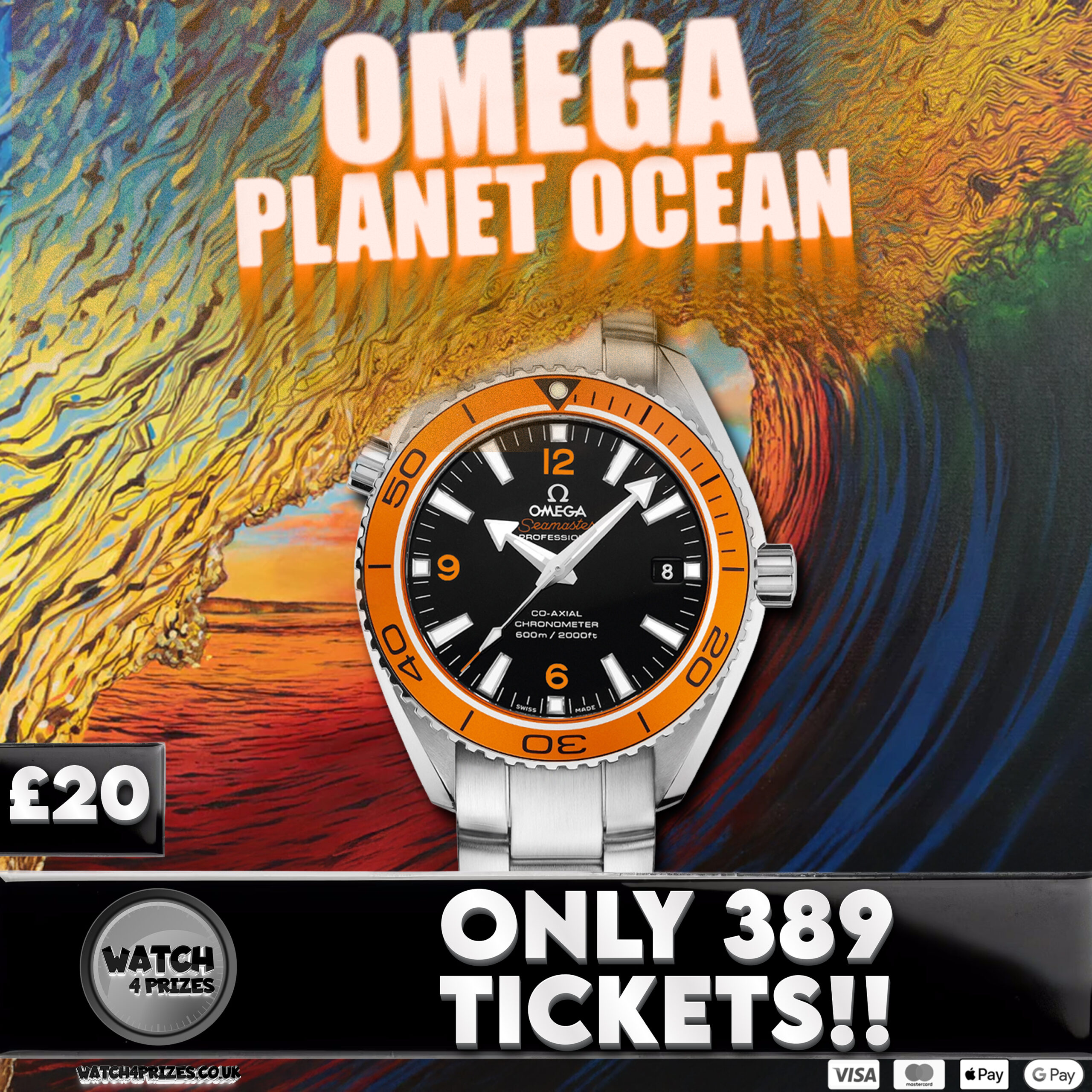 🔥♎️ OMEGA SEAMASTER PLANET OCEAN ♎️  🔥 GRAIL ALERT!! 🔥 ONLY 389 TICKETS MAX!!!