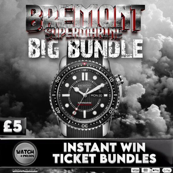 👀 BIG WIN TICKET BUNDLES - 🥷🏻 'BREMONT S2000 SUPERMARINE' 🥷🏻 - 12 LOTS OF 5 TICKET BUNDLES UP FOR GRABS + EVERY ENTRY IN FINAL DRAW ❤️