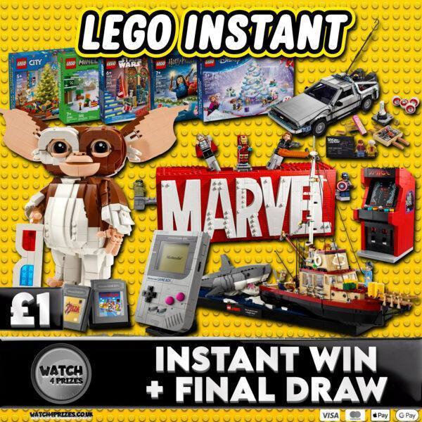 INSTANT WIN LEGO SETS - PLUS EVERYONES IN THE FINAL DRAW FOR 2 X LEGO ADVENT CALENDARS!