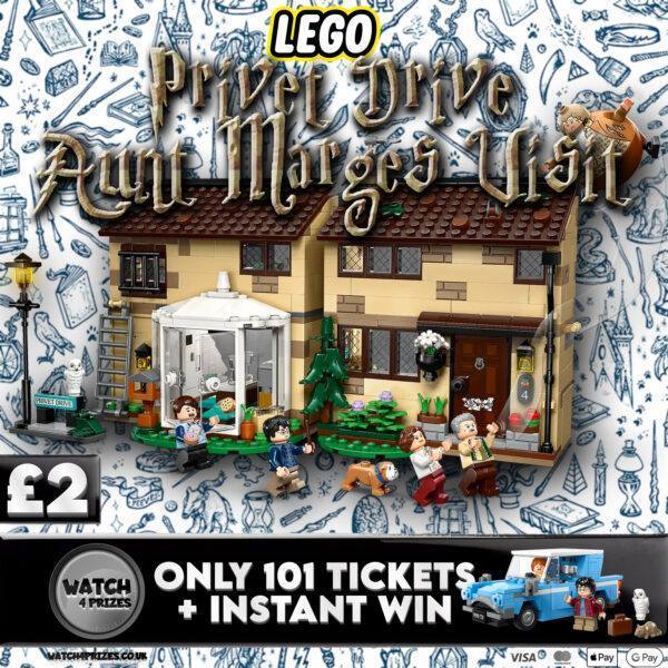 Harry Potter Lego - Privet Drive set + Instant win Flying Ford Anglia - Just £2 a ticket & Guaranteed winner!
