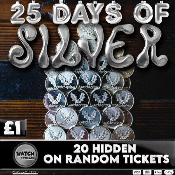 🎁🎅🏼💰 25 DAYS OF SILVER COINS 💰🎅🏼🎁 20 ARE HIDDEN ON RANDOM NUMBERS AND 5 WILL BE DRAWN AT END OF COMP GURANTEED!