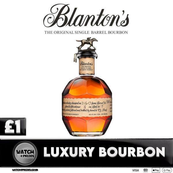🥃 WIN A LUXURY 'BLANTON'S' BOURBON WHISKEY FOR A QUID! 🥃