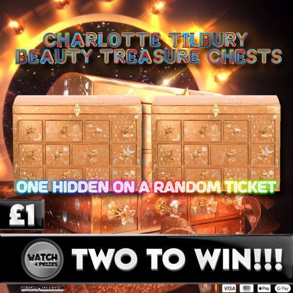 🧑🎄🎀🛍️ TREAT THE ONES YOU LOVE ❤️❤️ 2 x CHARLOTTE TILBURY BEAUTY TREASURE CHESTS TO WIN 🛍️🎀🎅🏼